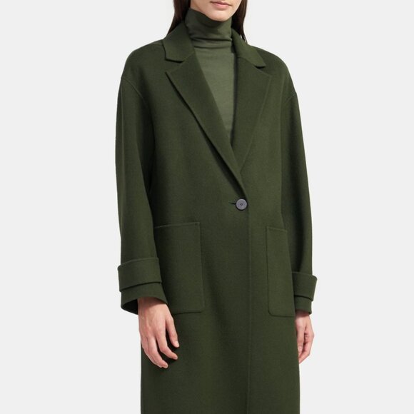 BRAND NEW THEORY WOOL CASHMERE COAT - Picture 1 of 6